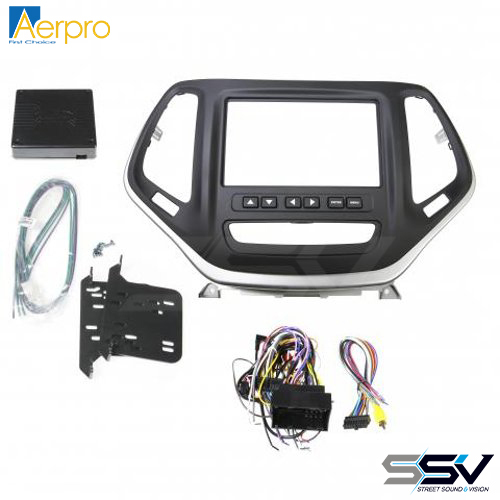 Aerpro FP8254 Double DIN Fascia To Suit Jeep Cherokee 2015- KL