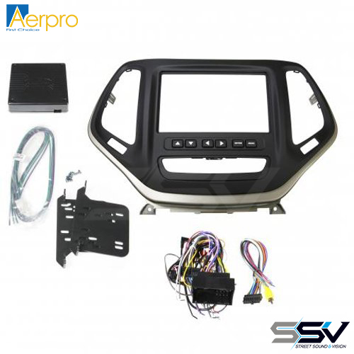 Aerpro FP8255 Double DIN Fascia To Suit Jeep Cherokee 2015- KL