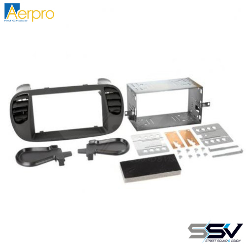 Aerpro FP8266 Double DIN Fascia To Suit Fiat 500 2008-2014