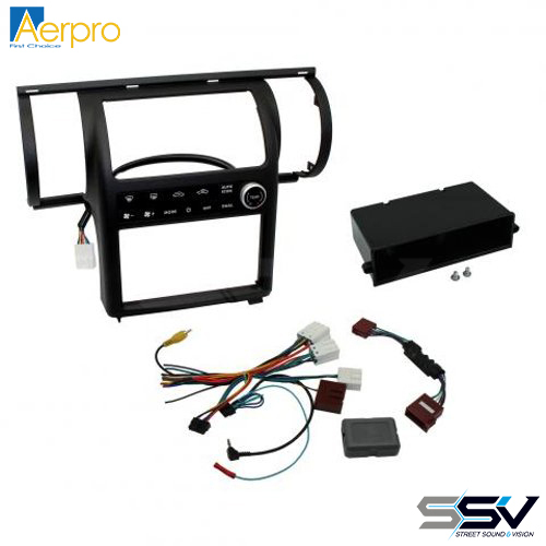 Aerpro FP8271DZ Install kit to suit Skyline V35 350GT Black Dual Zone AC