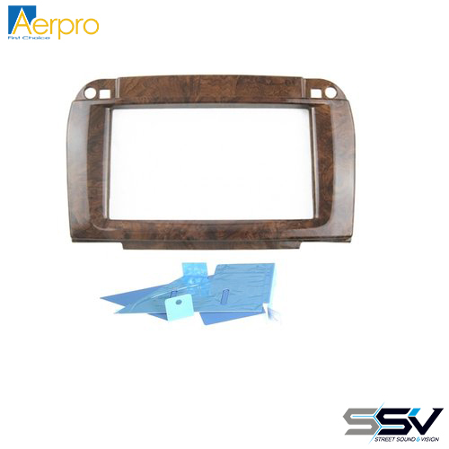 Aerpro FP8338W Double DIN Fascia Kit To Suit Mercedes CL 2003-2006 Wood Grain Finish