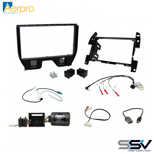 Aerpro FP8362KC Double DIN Black Install Kit to suit Citroen C3 w/o Parking Sensor Audio