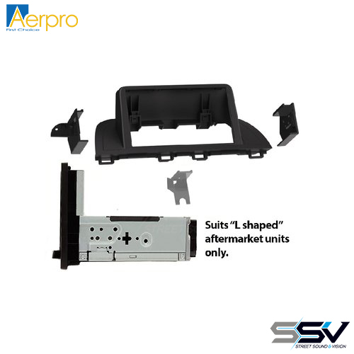 Aerpro FP8462 Mazda 3 Axela 2013-2016 BM Double DIN Fascia Kit