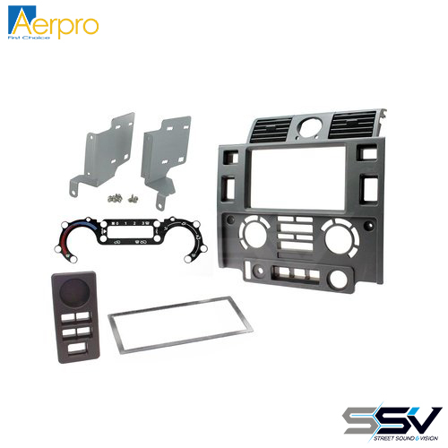 Aerpro FP8468 Double DIN Fascia Kit for Landrover Defender 2007-2015 Matte Black