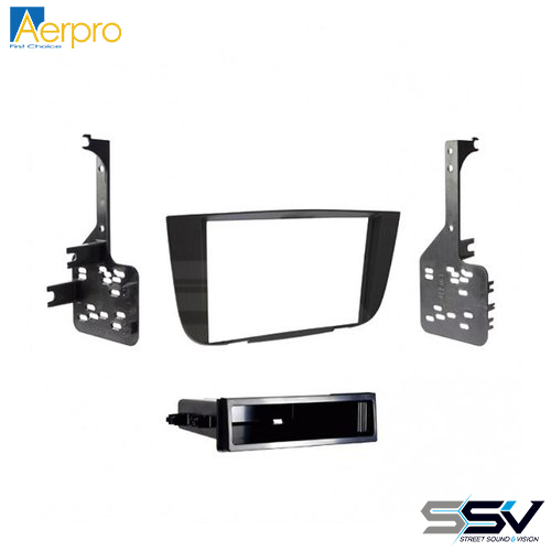 Aerpro FP8541 Single & Double DIN Matte Black Facia kit to suit Toyota Kluger Grande