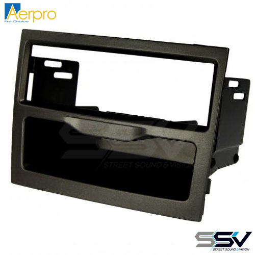 Aerpro FP9046B1 Single DIN black Fascia plate w Pocket for Holden VY-VZ monaro 2002 up