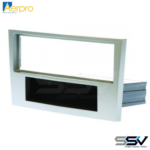 Aerpro FP9048S Holden Opel Single DIN Fascia and Pocket silver finish