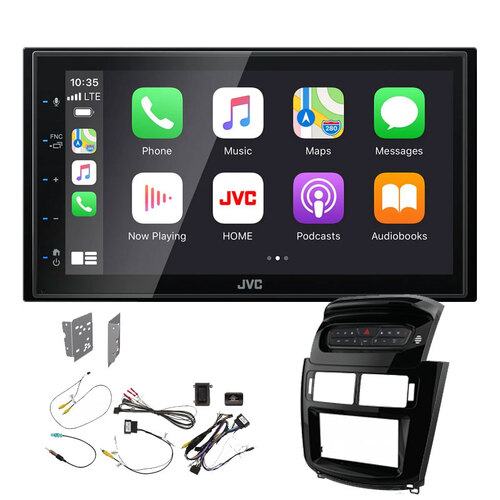 JVC KW-M560BT 6.8"  unit & installation kit to suit Ford territory sz mk2 piano black