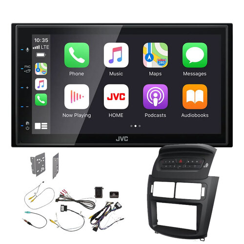 JVC KW-M560BT 6.8"  unit & installation kit to suit Ford territory sz mk2 Satin black