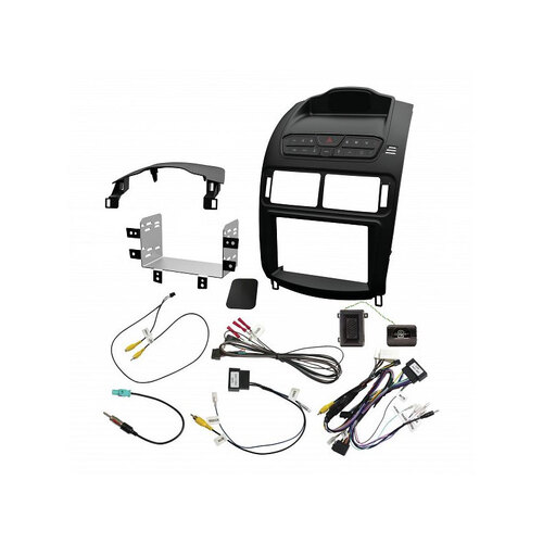 Aerpro FP9680SK Double din head unit installation kit to suit Ford falcon fg-x satin black