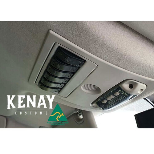 Kenay Kustoms Overhead switch panel to suit Ford Ranger PX1