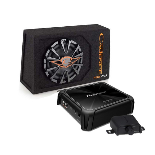 Cadence Car Audio Amp & Pioneer Sub Pack GMD8701| FSB10SP