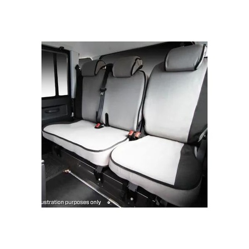 MSA 4x4 Canvas Seat Covers suit Patrol Wagon Y61 Second Row 50/50 Split Bench Seat Set GU43