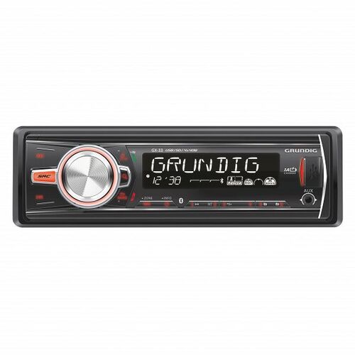 Grundig GX33 Single Din Digital Media Receiver with Bluetooth / USB / AUX / SD