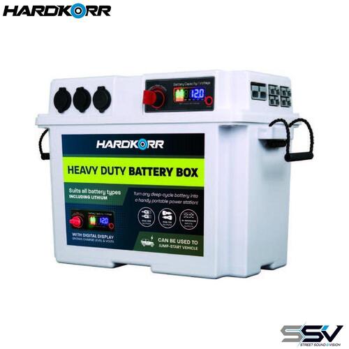 Hardkorr Heavy Duty Battery Box White HKPBATTBOXW