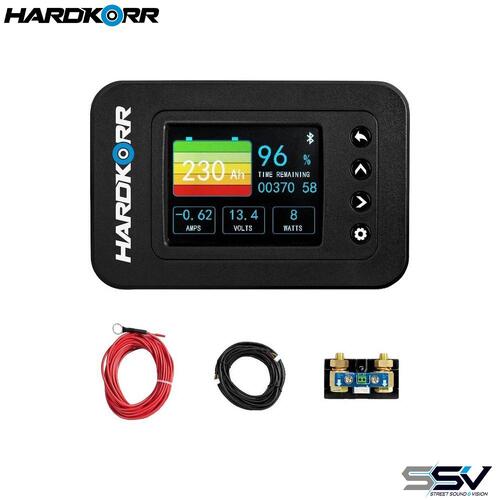 Hardkorr Remote Battery Monitor with High-Precision 100V/500A Shunt Bluetooth HKPBATTMONBT