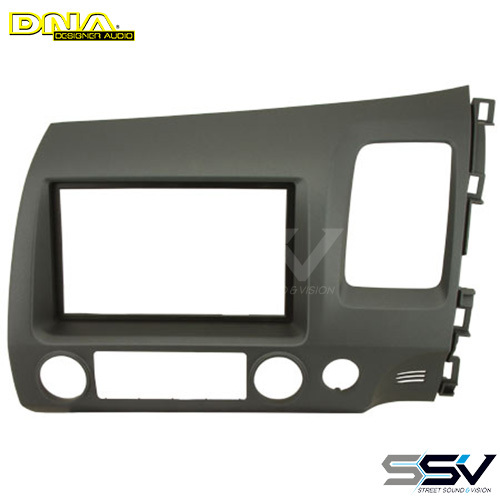 DNA HON-K8800RGB Fascia Panel Suits Honda Civic Grey Blue