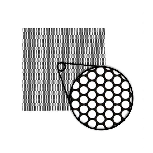 InstallBay IBGMSC18 Metal Mesh Grille Material Small Circle Pattern