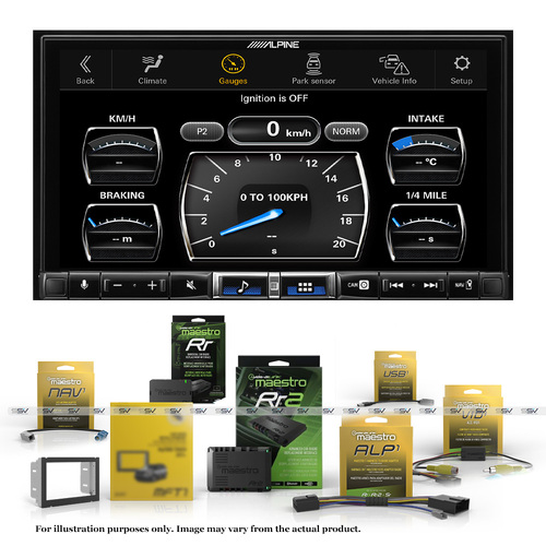 iDatalink Maestro Compatible Head Unit Installation Kit To Suit Ford Ranger 2015-2022