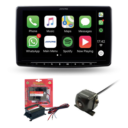 Alpine iLX-F309E Head Unit Bundle To Suit 24 Volt Audio With FREE Reverse Camera CMOS-10