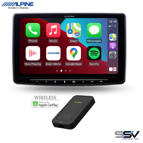 Alpine iLX-F309E with Wireless Apple CarPlay Module