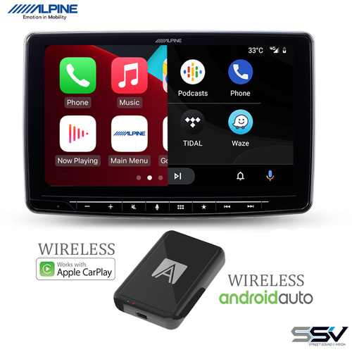 Alpine iLX-F309E with Wireless Apple CarPlay & Wireless Android Auto Module