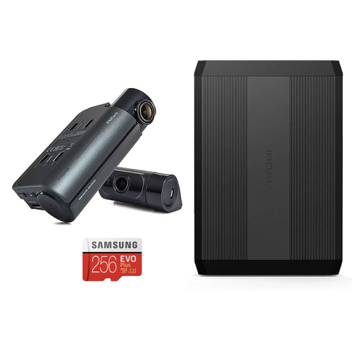 IROAD FX2 PRO Dash Cam Bundle with Battery and 256GB Storage