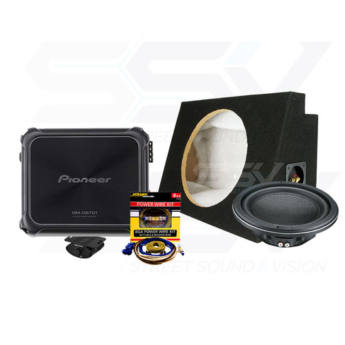 Kenwood Subwoofer in box, Pioneer Mono Amplifier & wiring kit