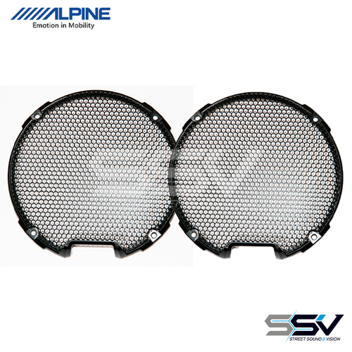 Alpine KTE-R265G 6.5" R2-Series Speaker Grilles for Alpine R2-S65 & R2-S65C Speakers