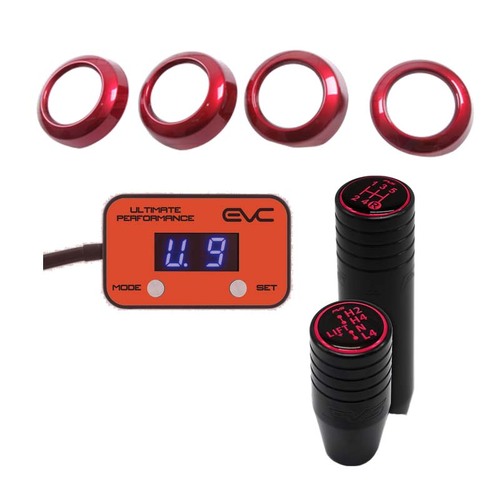 Red Colour Interior Enhancement Bundle To Suit Toyota LandCruiser 70 Series Plastic Dash