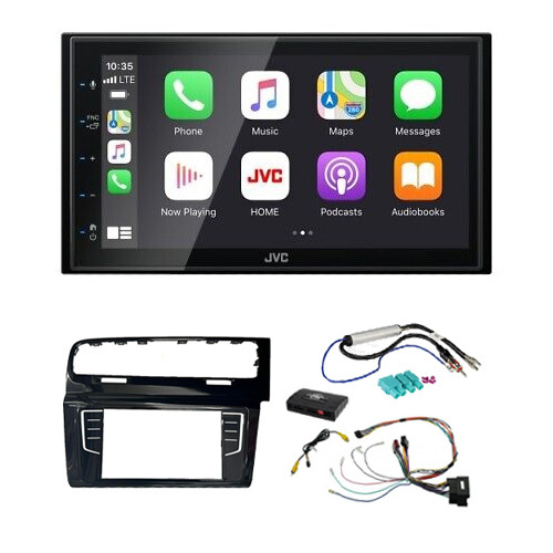 JVC Multimedia Upgrade Package with Genuine Alpine Facia To Suit Volkswagen Golf (2013-2016) MK7