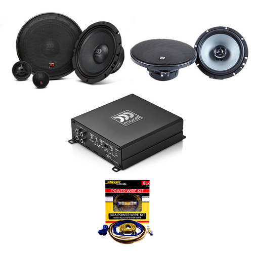 Morel MPD 4.70 Car Audio Bundle with High-Efficiency Speakers and Wiring Kit