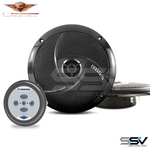 Cadence SQS65B Marine 6.5” Speakers +  BTM-2 Amplified BT Adaptor 