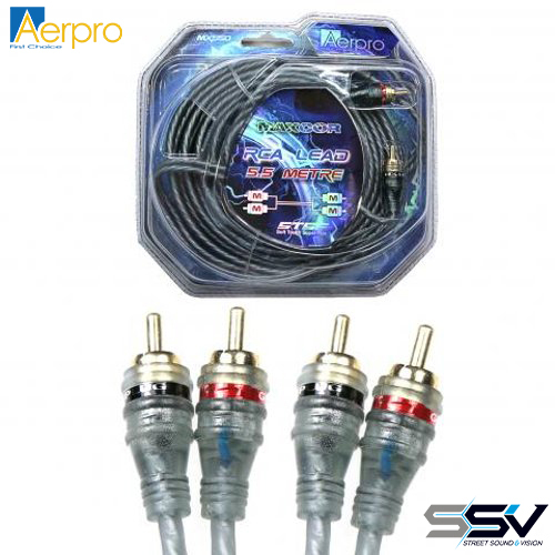 Aerpro MX550 maxcor 5.5m rca lead 2m - 2m