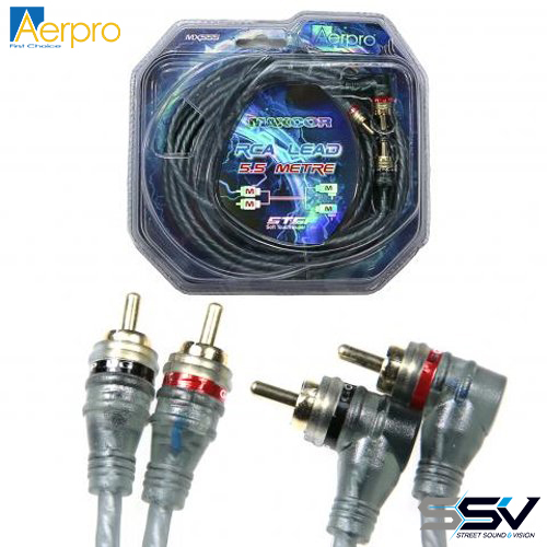 Aerpro MX555 maxcor 5.5m rca lead 2m - 2m(r/a)