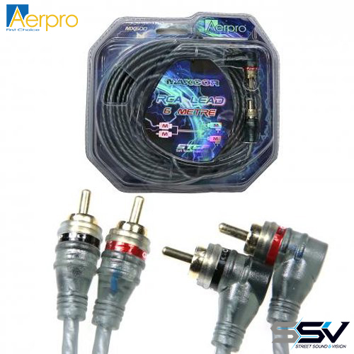 Aerpro MX600 maxcor 6.0m rca lead 2m2m(r/a)