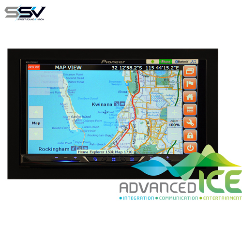 Premium Street Navigation with Hema To Suit Pioneer AVH/MVH Models