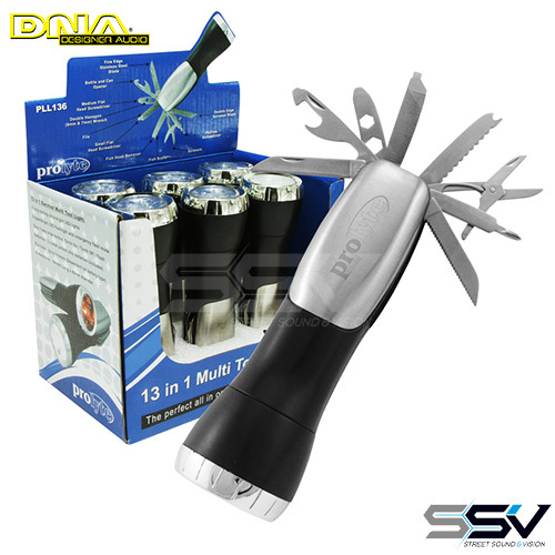 DNA PLL136 Prolyte 13 In1 Multi Tool & Light 6 Pack