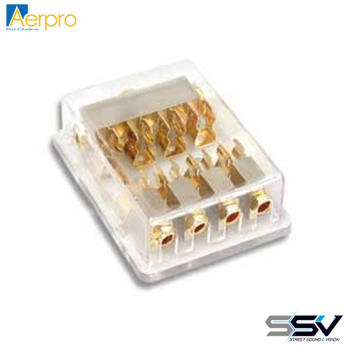 Aerpro PS4 3x4ga/4x8ga silv f/bloc