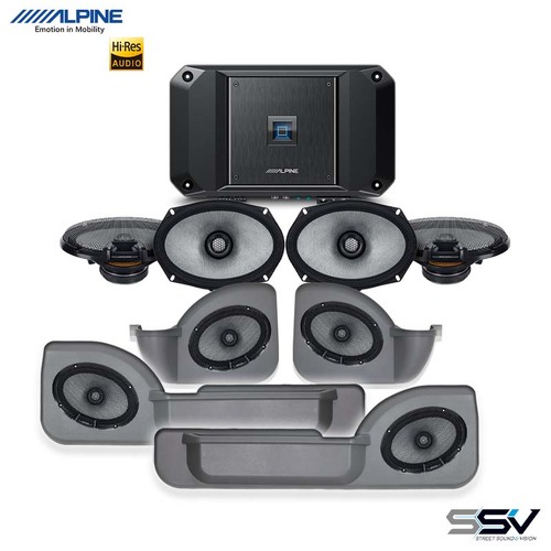 Alpine 6x9 Audio Upgrade To Suit 79 Series Land Cruiser Dual Cab