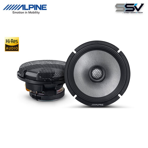 Alpine R2-S65 Next-Generation 6-1/2″ (16.5cm) 2-Way Coaxial R-Series Speakers