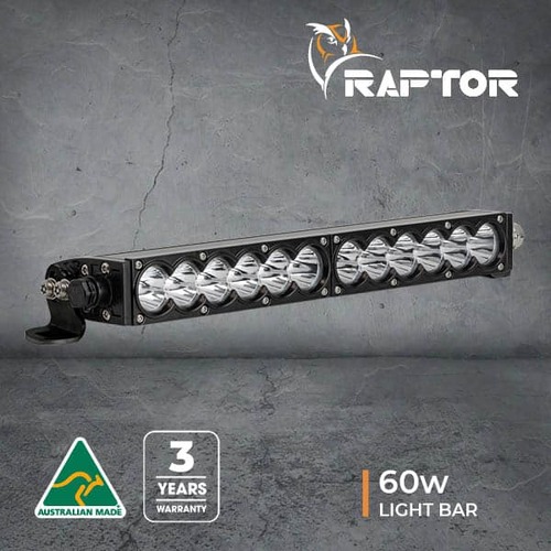 Ultra Vision RAP060LB4Sv2 Raptor 60 LED 14.5″ Light Bar Colour 4000K & Beam Type SPREAD