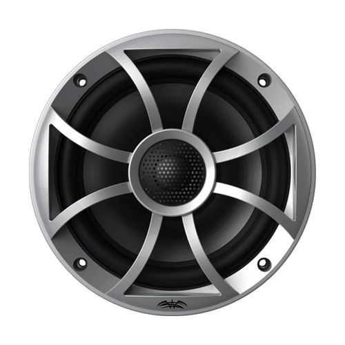 RECON 6 | Wet Sounds High Output Component Style 6.5" Marine Coaxial Speakers SILVER