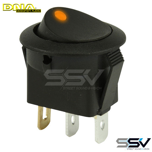 DNA RS16A Rocker Switch On/Off - Amber