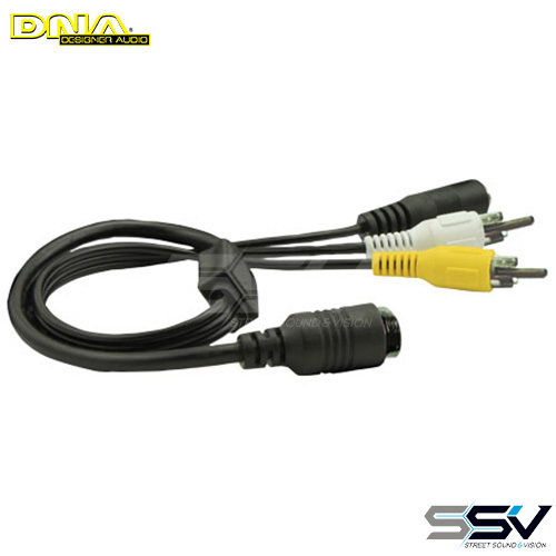 DNA RVA05 4 Pin To Male RCA Plug Adaptor Cable