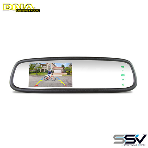 DNA RVS4332 4.3 Inch LCD Rear View Mirror Aut Bright