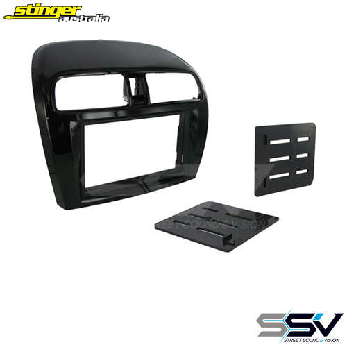 Stinger Australia To Suit Mitsubishi Double DIN Radio Fascia Kit