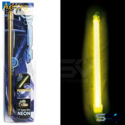 Aerpro SLN12YL Neon 12" slim line yellow