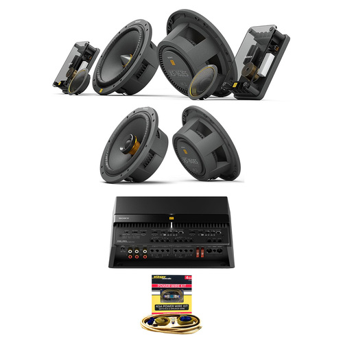 Premium Sony Mobile ES™ Car Audio Bundle with Wiring Kit