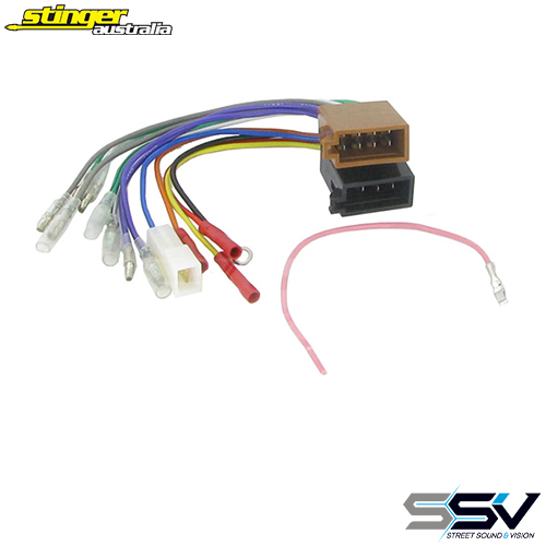 Universal Female ISO to Bullet End Aftermarket Radio Harness